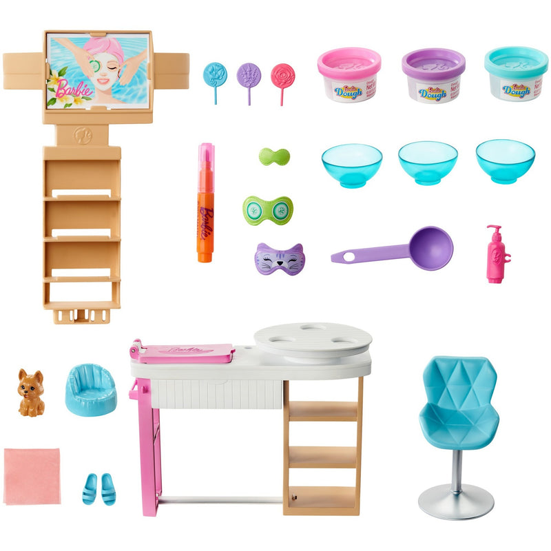 Afbeelding laden in galerijviewer, Barbie face mask spa day speelset pop