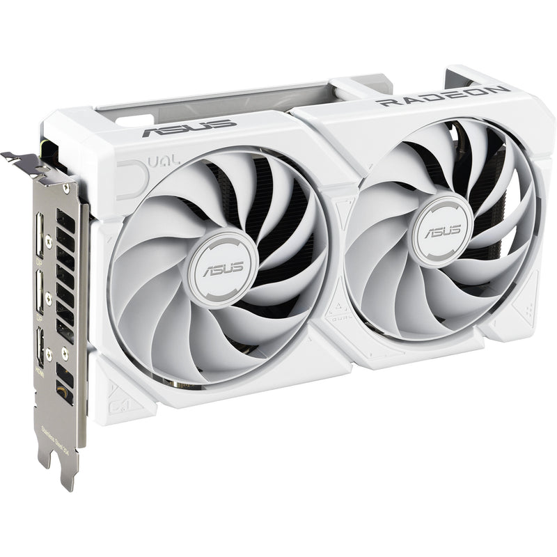 Afbeelding laden in galerijviewer, Asus radeon rx 9060 xt dual white edition 16gb grafische kaart (wit, rdna4, gddr6, 2x displayport, 1x hdmi 2.1)
