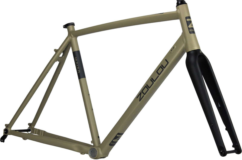 Afbeelding laden in galerijviewer, Zoulou kulula randonneur frame set incl. full carbon fork