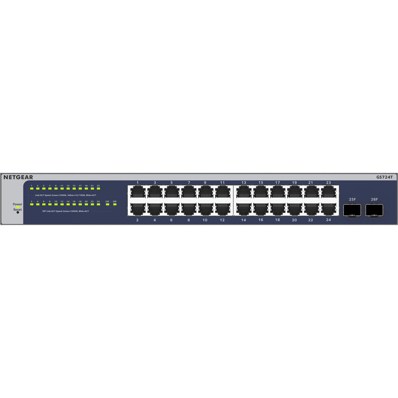 Afbeelding laden in galerijviewer, Netgear 24-port gigabit smart switch (gs724tv6)