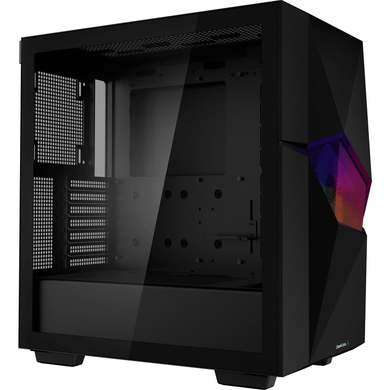Afbeelding laden in galerijviewer, Deepcool cyclops midi tower behuizing (zwart | 1x usb-a | 1x usb-c | window)