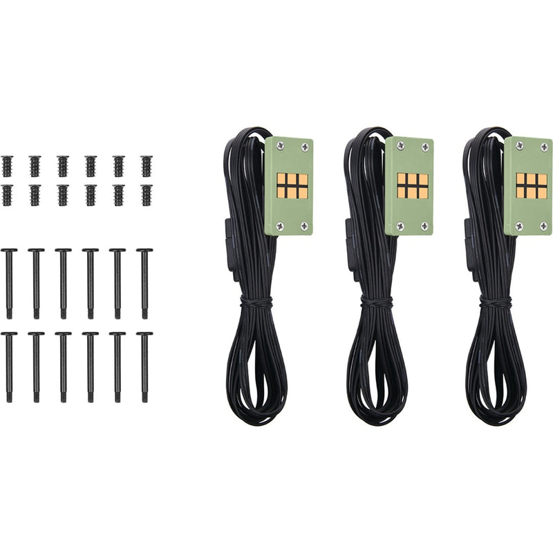 Afbeelding laden in galerijviewer, Thermaltake ct120 ex argb sync pc cooling fan matcha green (3-fan pack) case fans (lichtgroen, 3 stuks, 120 x 120 x 25 mm, pwm)