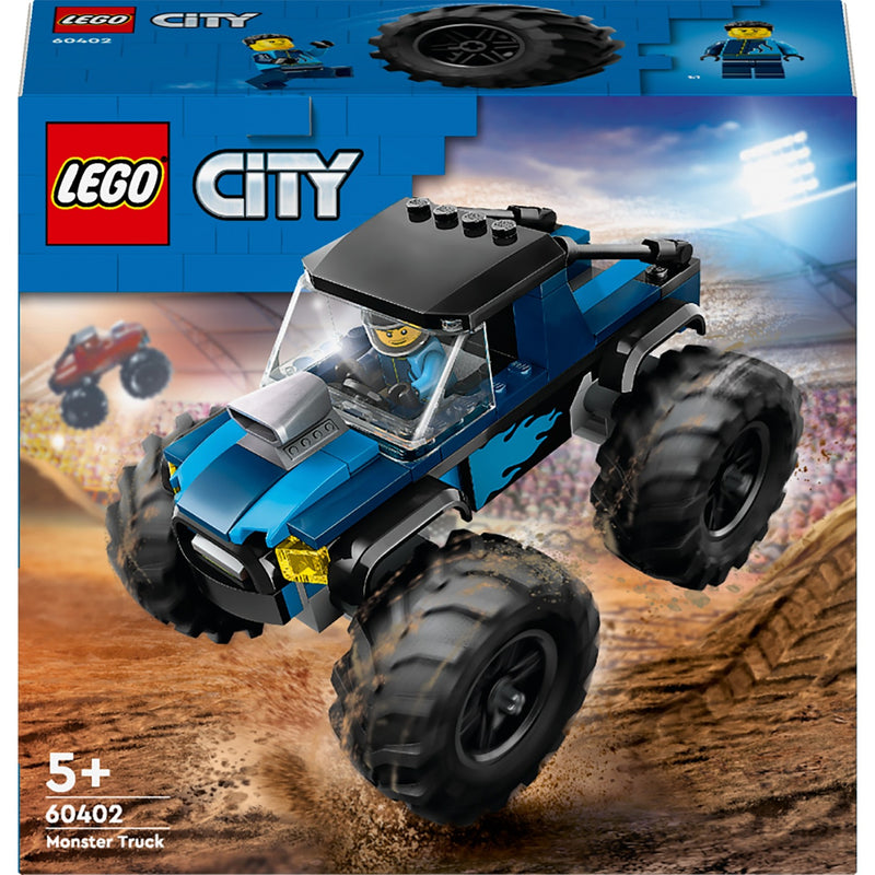 Afbeelding laden in galerijviewer, Lego city 60402 blauwe monstertruck