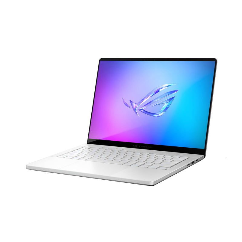 Afbeelding laden in galerijviewer, Asus rog zephyrus g14 ga403um-qs024w 14 copilot+ gaming laptop (wit | ryzen 9 270 | rtx 5060 | 16 gb | 1 tb ssd | oled)