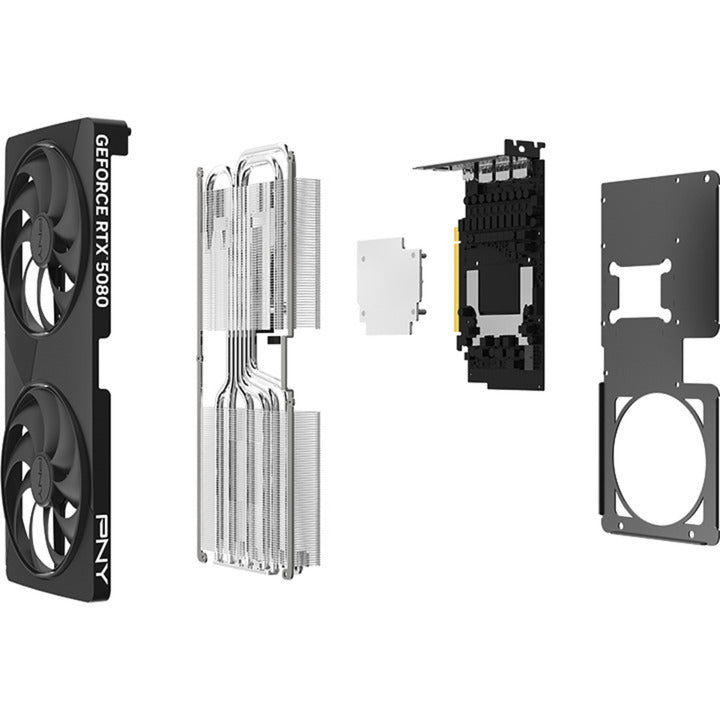 Afbeelding laden in galerijviewer, Pny geforce rtx 5080 slim oc grafische kaart (dlss 4, 3x displayport, 1x hdmi 2.1)