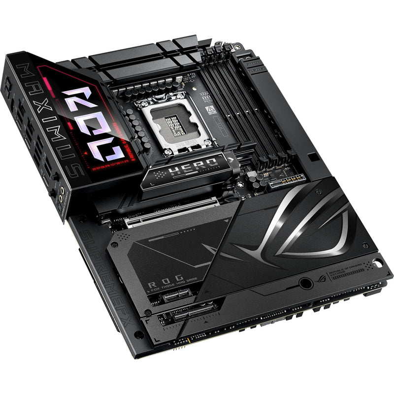 Afbeelding laden in galerijviewer, Asus rog maximus z890 hero btf socket 1851 moederbord (zwart, raid, 5 gb-lan, wi-fi 7, bt, sound, atx)