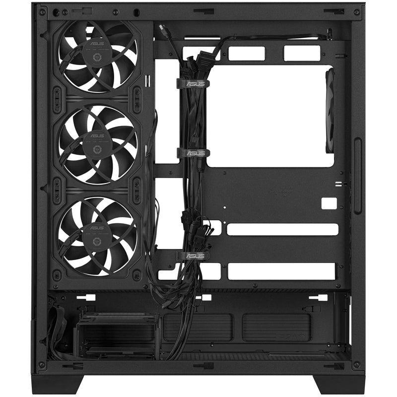 Afbeelding laden in galerijviewer, Asus a31 plus midi tower behuizing (zwart | 2x usb-a | 2x usb-c | tempered glass)