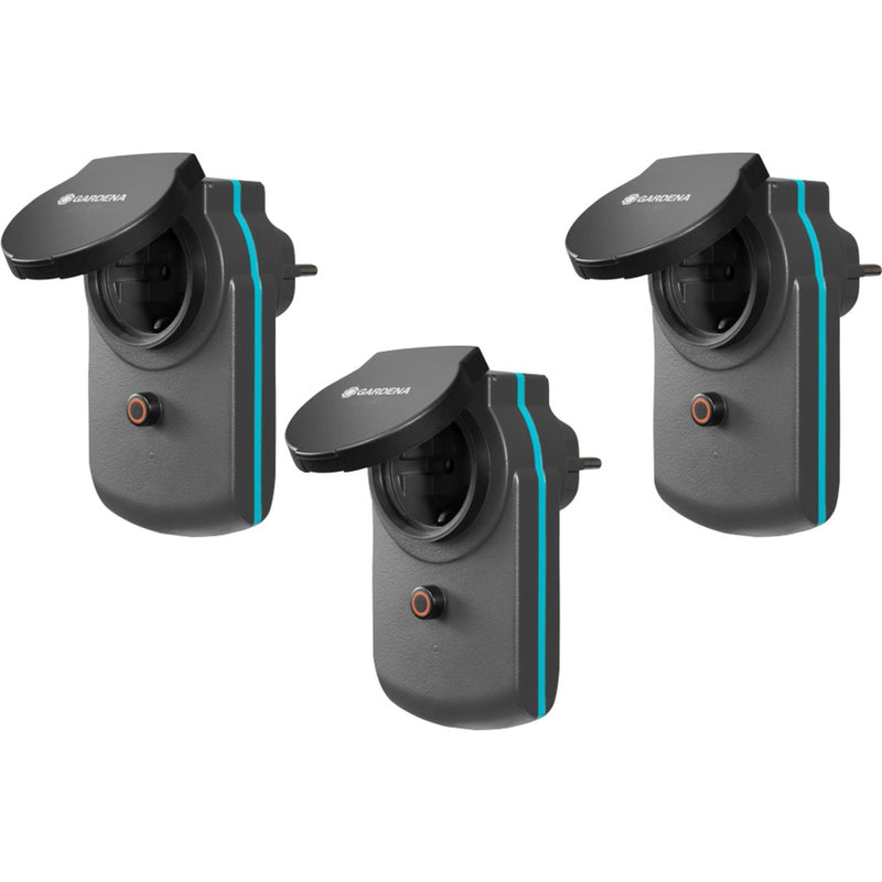 Afbeelding laden in galerijviewer, Gardena smart power adapter set wandcontactdoos (zwart, 19096-20, 3 stuks)