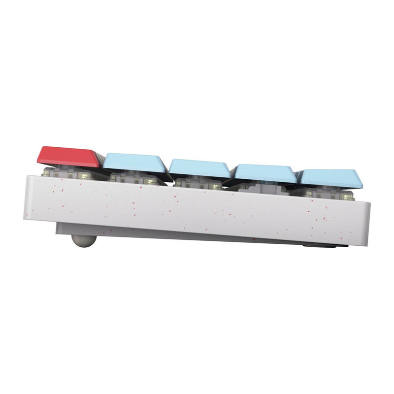 Afbeelding laden in galerijviewer, Cherry mx-lp 2.1 compact wireless rgb mechanisch toetsenbord (wit, us lay-out (qwerty), mx low profile speed, 65%, rgb, abs keycaps, 2.4 ghz | bluetooth 5.2 | usb-c)