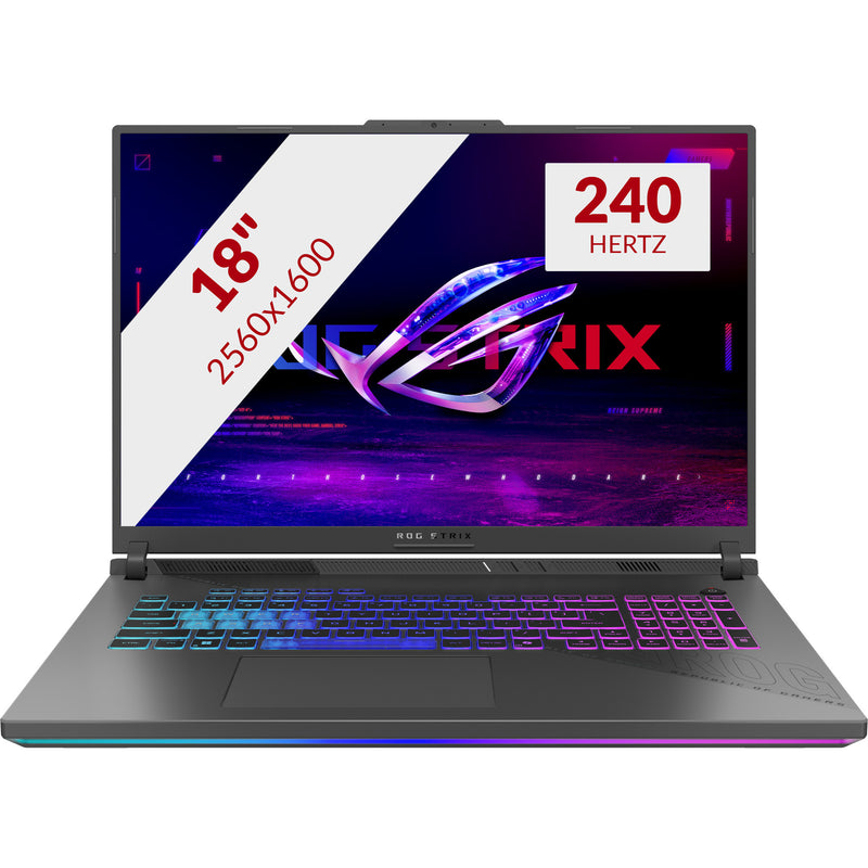 Afbeelding laden in galerijviewer, Asus rog strix g18 g814pm-s9012w 18 gaming laptop (grijs | r9 7940hx | rtx 5060 | 16 gb | 1 tb ssd)