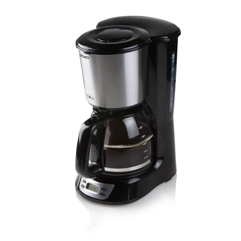 Afbeelding laden in galerijviewer, Domo koffiezet met timer en display do708k koffiefiltermachine (zwart, 1,5 liter)
