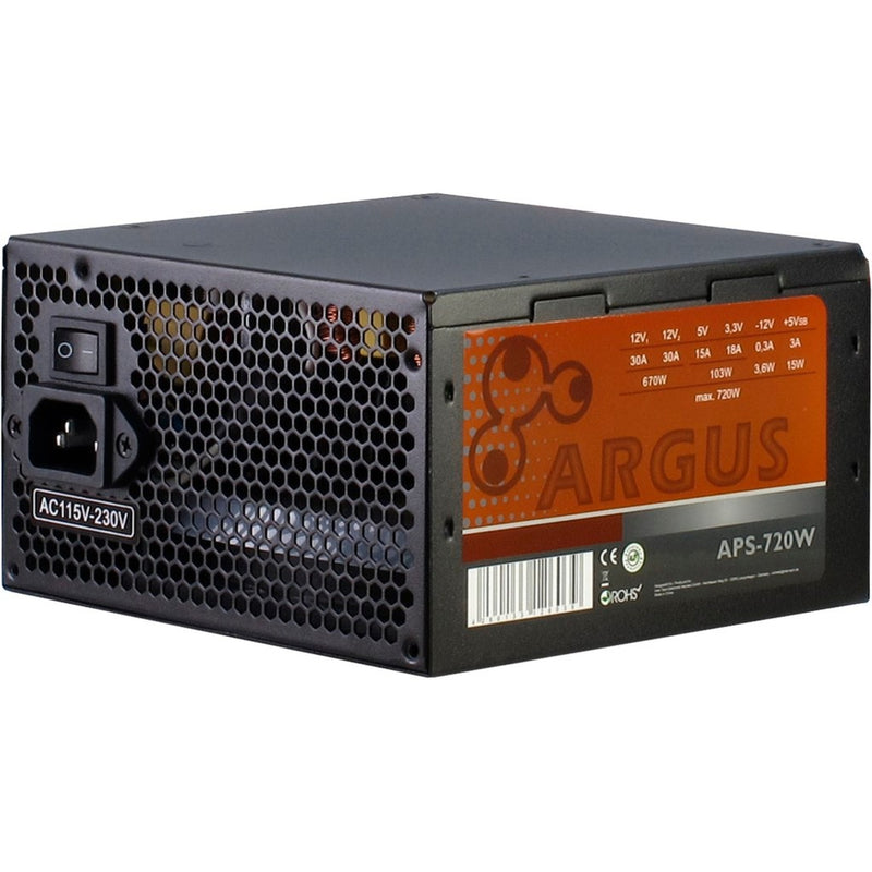 Afbeelding laden in galerijviewer, Inter-tech argus aps-720 720 watt voeding (zwart, 2x pcie)