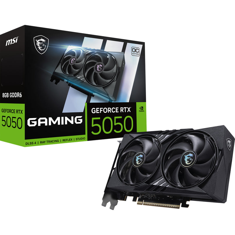 Afbeelding laden in galerijviewer, Msi geforce rtx 5050 8g gaming oc grafische kaart (3x displayport, 1x hdmi)