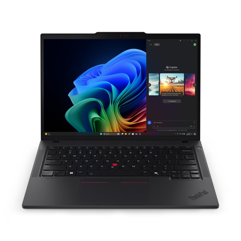 Afbeelding laden in galerijviewer, Lenovo thinkpad t14 gen 6 amd (21qj005amh) 14 copilot+ laptop (zwart | ryzen ai 7 pro 350 | radeon 860m | 64 gb | 1 tb ssd)