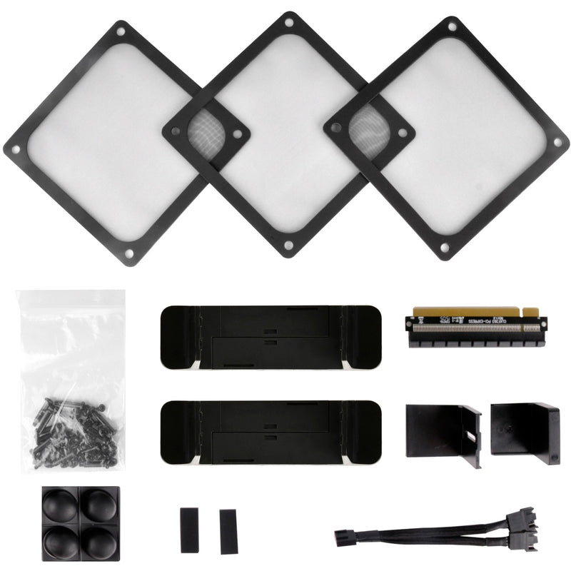 Afbeelding laden in galerijviewer, Silverstone sst-ftz01b-e desktop behuizing (zwart | 2x usb-a)