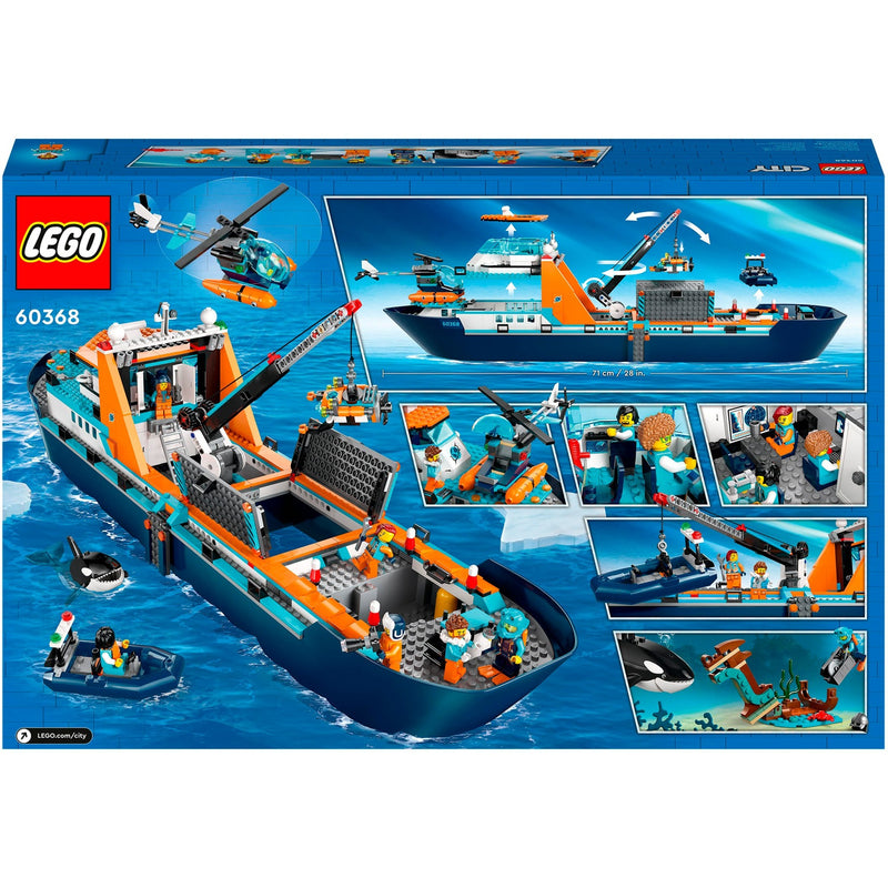 Afbeelding laden in galerijviewer, Lego city - poolonderzoeksschip constructiespeelgoed (60368)