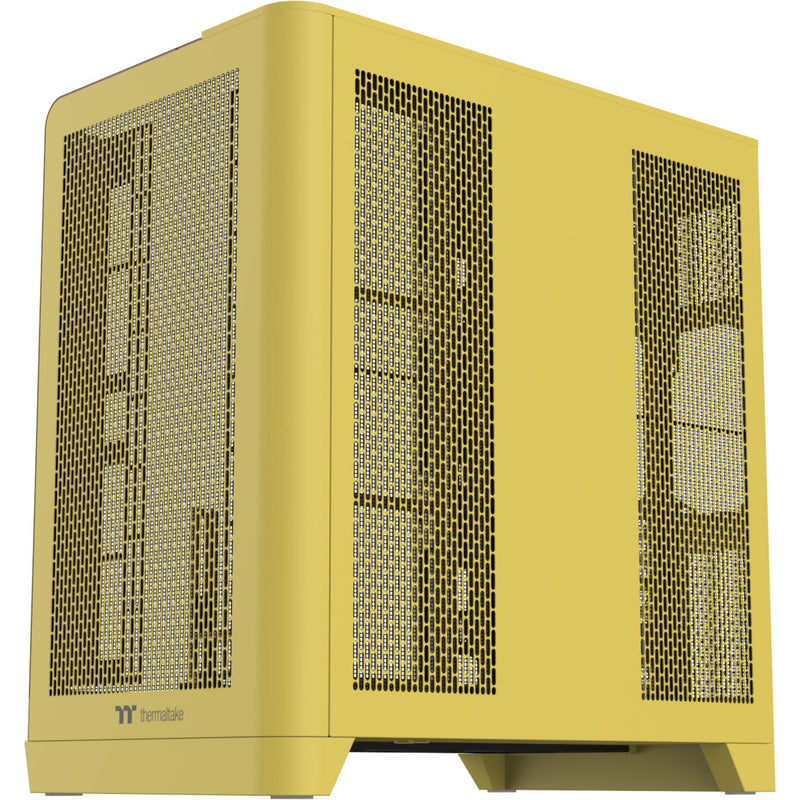 Afbeelding laden in galerijviewer, Thermaltake view 390 air butter caramel midi tower behuizing (geel | 2x usb-a | 1x usb-c | tempered glass)