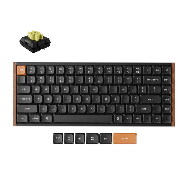 Afbeelding laden in galerijviewer, Keychron k3 max se qmk wireless custom mechanical keyboard (zwart, us lay-out (qwerty), milk pom banana, 75%, rgb, hot swap, 2.4 ghz | bluetooth 5.3 | usb-c)