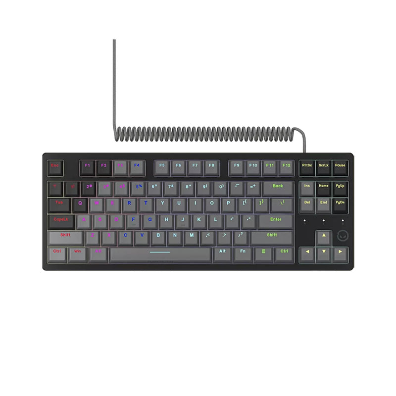 Afbeelding laden in galerijviewer, Lorgar azar 514tkl rgb mechanisch gaming toetsenbord (zwart, us lay-out (qwerty), logar dream, 80% (tkl), rgb)