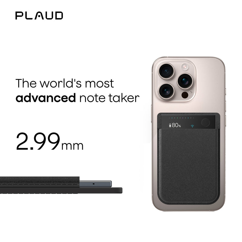 Afbeelding laden in galerijviewer, Plaud note pro dicteerapparaat (zilver, 64 gb, bluetooth (ble 5.4), dual-band wi-fi (2.4ghz 5ghz))