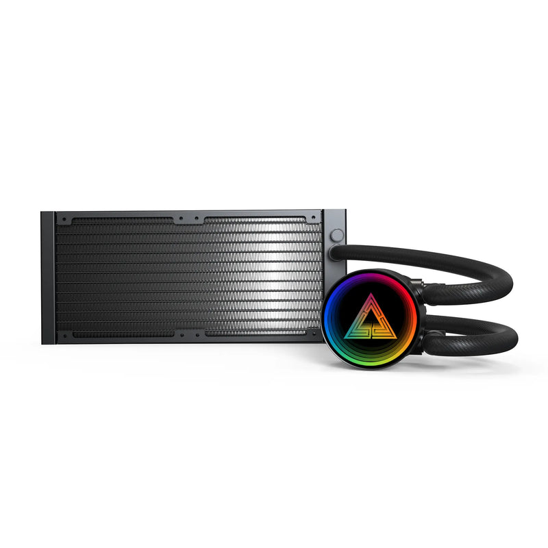 Afbeelding laden in galerijviewer, Montech lightflow argb 240 waterkoeling (zwart)