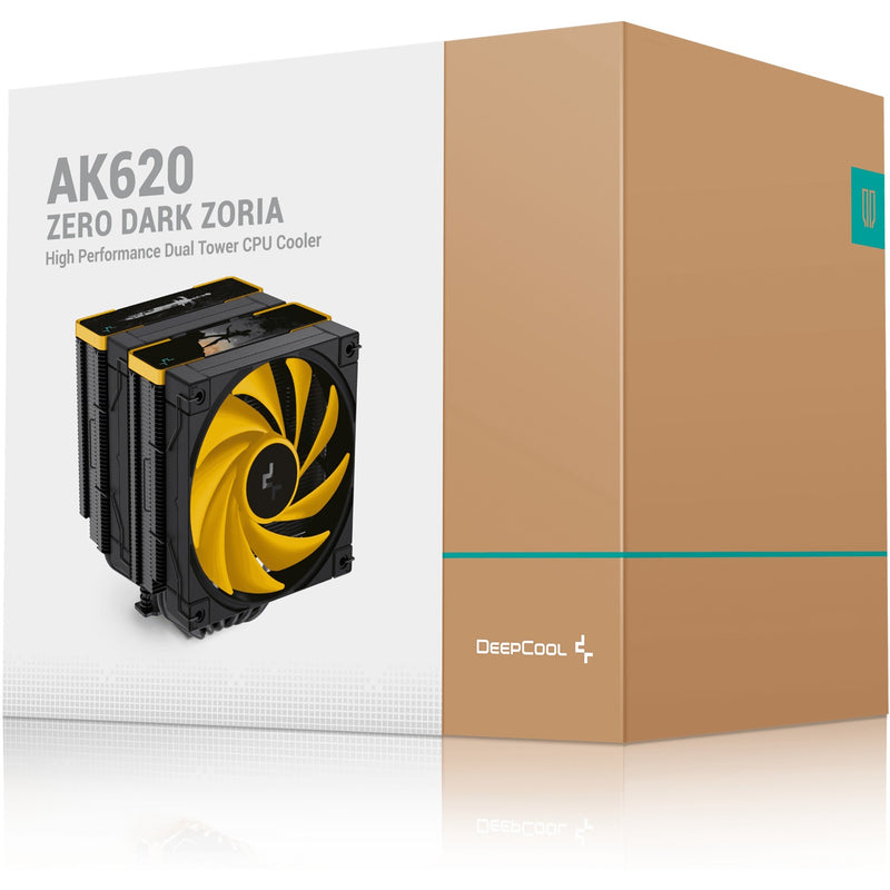 Afbeelding laden in galerijviewer, Deepcool ak620 zero dark zoria cpu-koeler (zwart)