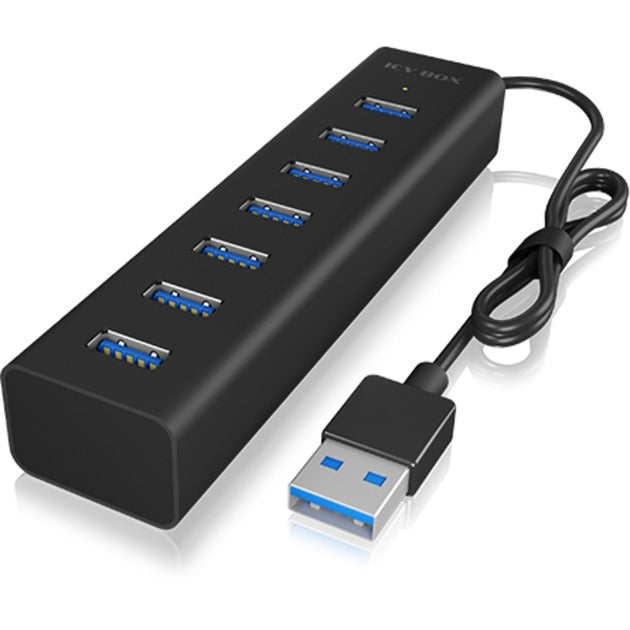 Afbeelding laden in galerijviewer, Icy box ib-hub1700-u3 usb-hub (zwart)