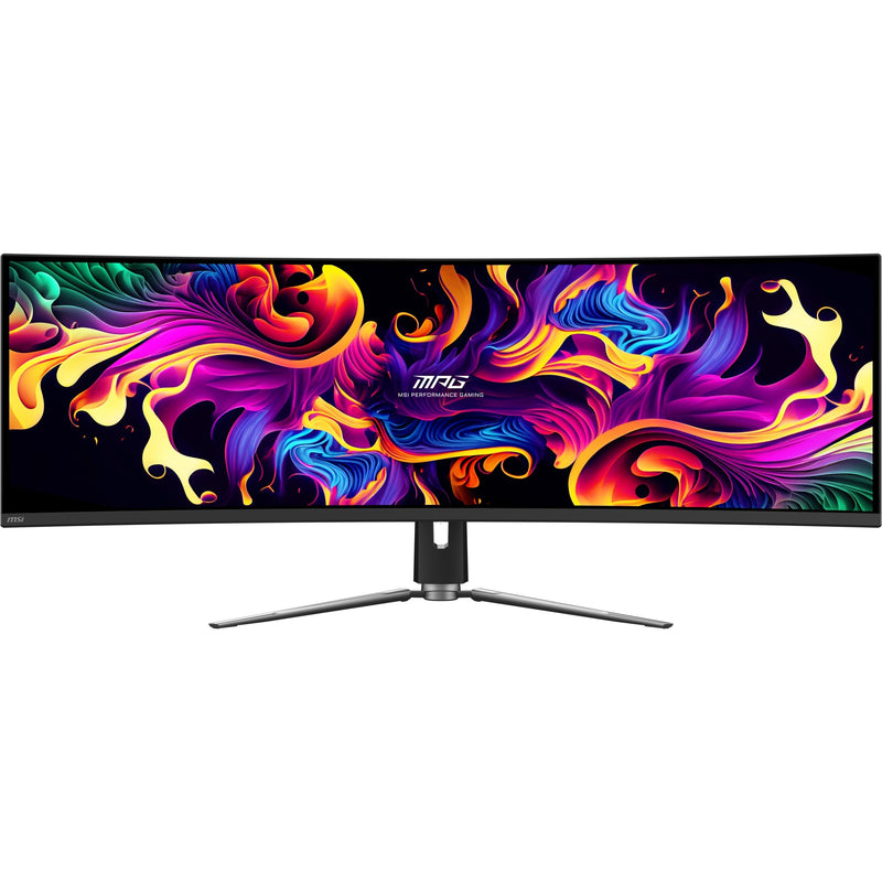 Afbeelding laden in galerijviewer, Msi mpg 491cqp qd-oled 49 curved ultrawide gaming monitor (zwart, 2x hdmi, displayport, 2x usb-a, usb-b, usb-c, 144 hz)