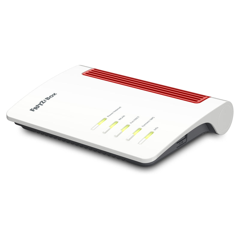 Afbeelding laden in galerijviewer, Fritz! box 4630 edition international router (wit rood, mesh wi-fi, 2.5 gbit s)