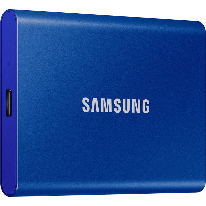 Afbeelding laden in galerijviewer, Samsung portable t7, 2 tb externe ssd (blauw, mu-pc2t0h ww, usb-a 3.2 (10 gbit s))