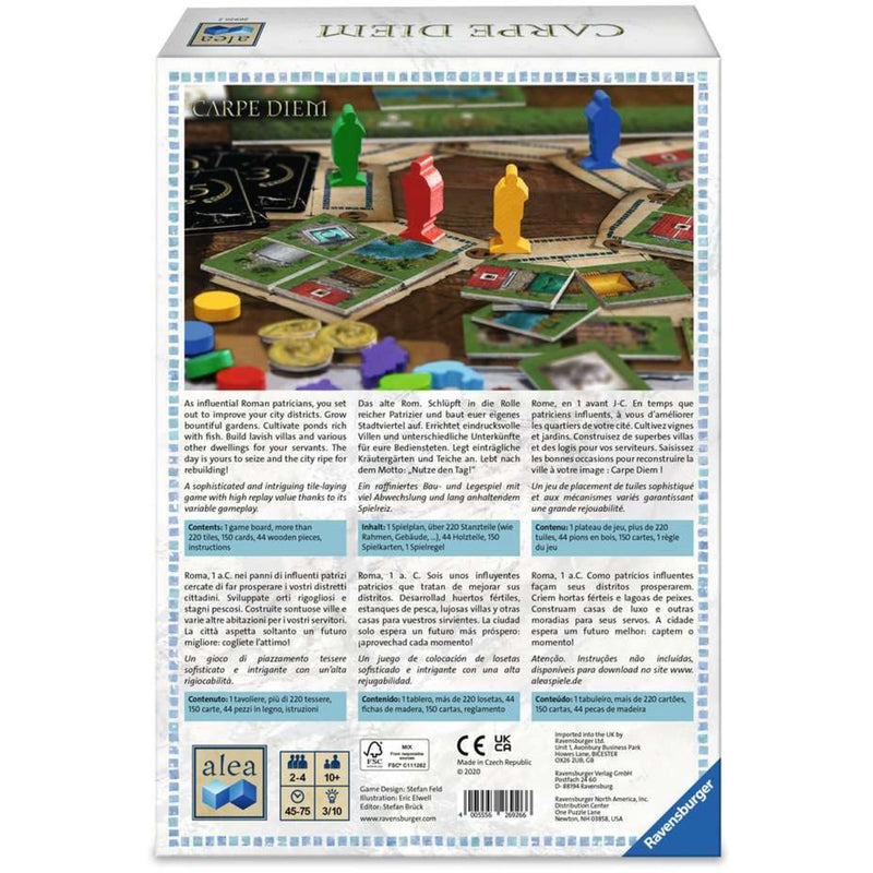 Afbeelding laden in galerijviewer, Ravensburger carpe diem bordspel (engels, 2 - 4 spelers, 45 - 75 minuten, vanaf 10 jaar))