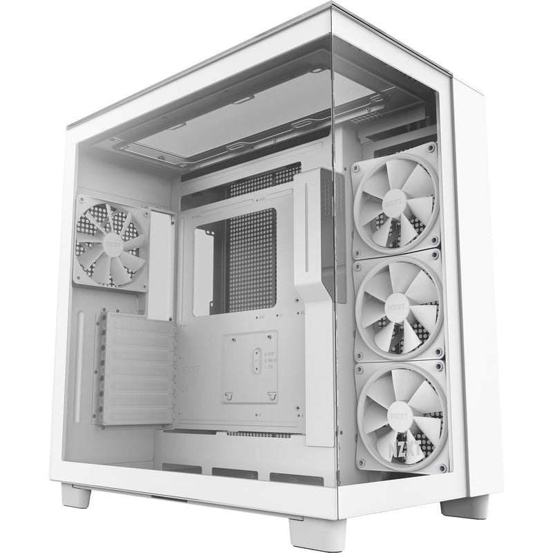 Afbeelding laden in galerijviewer, Nzxt h9 elite midi tower behuizing (wit | 2x usb-a | 1x usb-c | rgb | tempered glass)