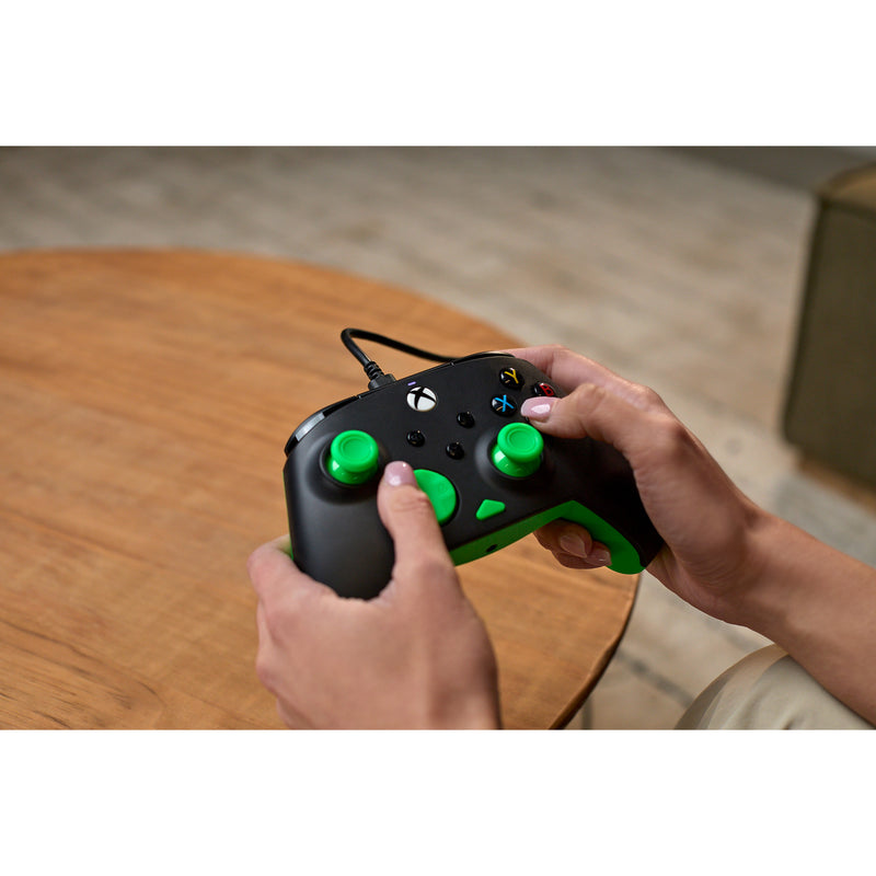 Afbeelding laden in galerijviewer, Turtle beach rematch core bedrade controller (zwart groen, xbox serie x|s, xbox one, pc)