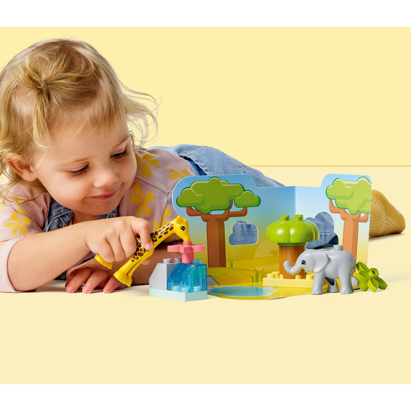 Afbeelding laden in galerijviewer, Lego duplo - wilde dieren van afrika constructiespeelgoed (10971)