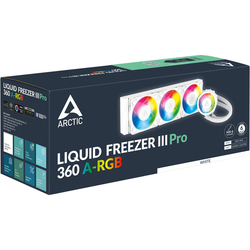 Afbeelding laden in galerijviewer, Arctic liquid freezer iii pro 360 a-rgb waterkoeling (wit)