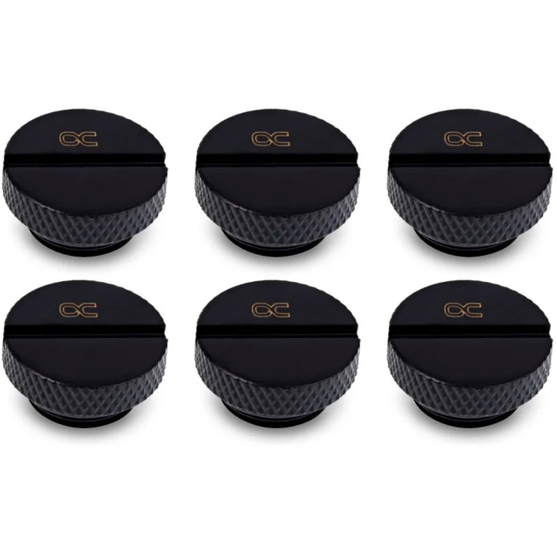 Afbeelding laden in galerijviewer, Alphacool eiszapfen screw plug g1 4 verbinding (zwart, 6 stuks)