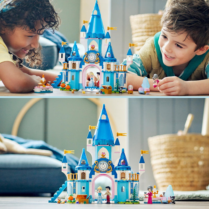 Afbeelding laden in galerijviewer, Lego disney princess - het kasteel van assepoester en de knappe prins constructiespeelgoed (43206)