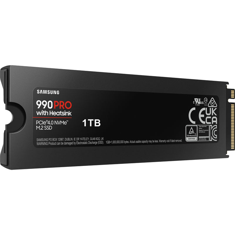 Afbeelding laden in galerijviewer, Samsung 990 pro heatsink 1 tb ssd (pcie 4.0 x4, nvme 2, m.2 2280, rgb leds)