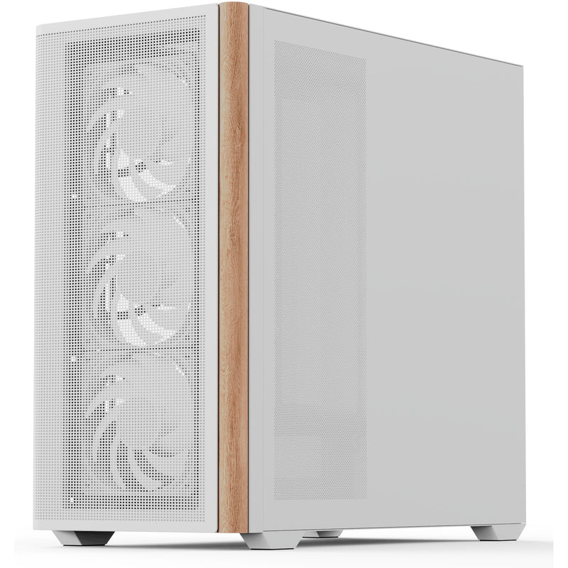 Afbeelding laden in galerijviewer, Aerocool b301a mini tower behuizing (wit | 1x usb-a | 1x usb-c | rgb)