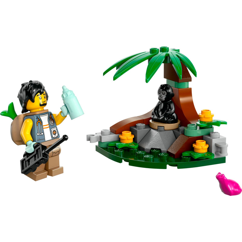 Afbeelding laden in galerijviewer, Lego city - ontmoeting met babygorilla constructiespeelgoed (30665)