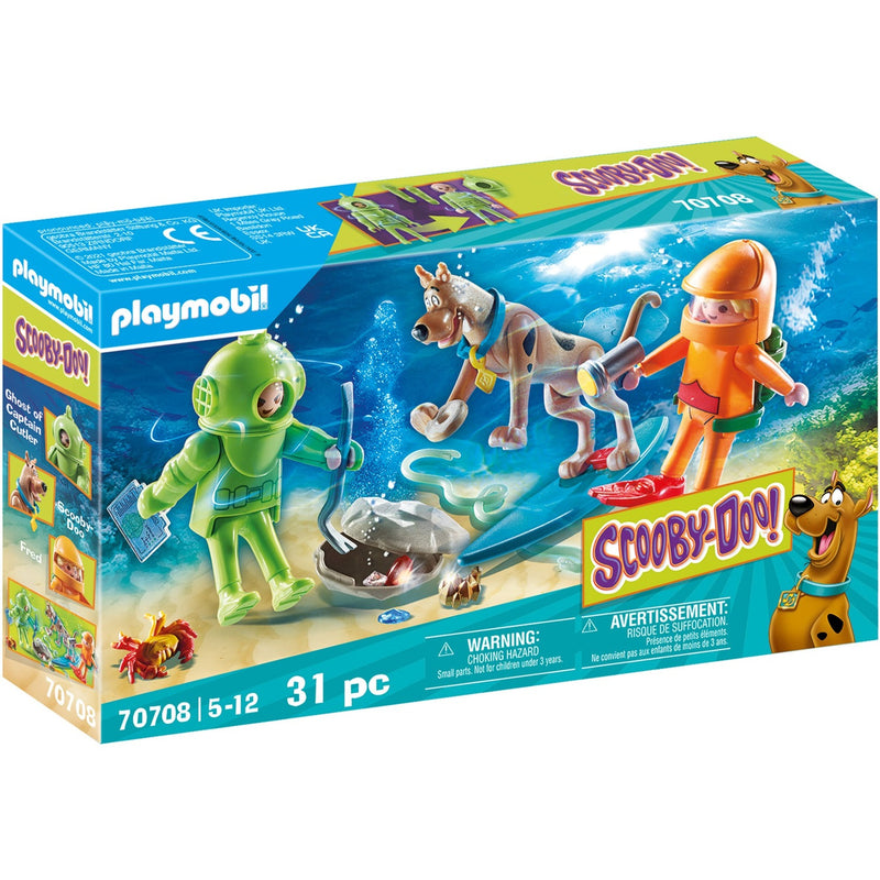 Afbeelding laden in galerijviewer, Playmobil scooby-doo! - avontuur met ghost of captain cutler constructiespeelgoed (70708)