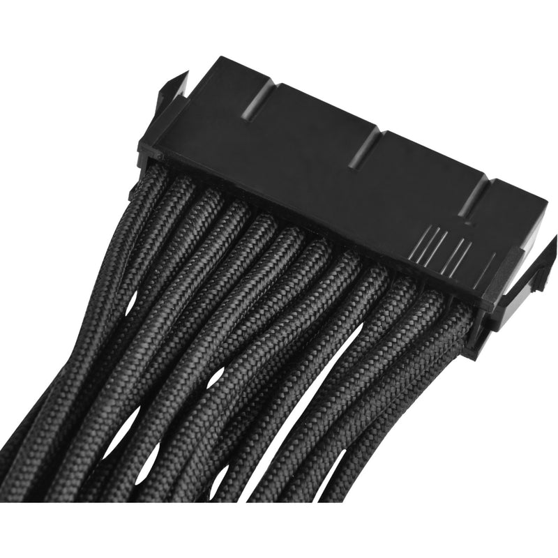 Afbeelding laden in galerijviewer, Silverstone 24-pin atx verlengkabel (zwart, 30 centimeter, pp07-mbb)
