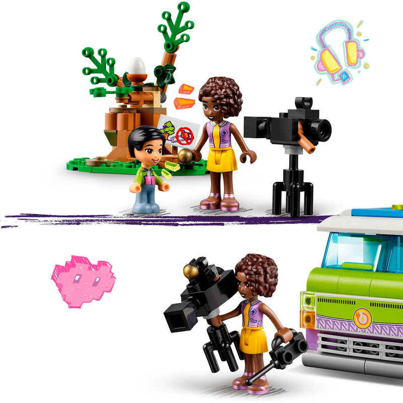 Afbeelding laden in galerijviewer, Lego friends - nieuwsbusje constructiespeelgoed (41749)