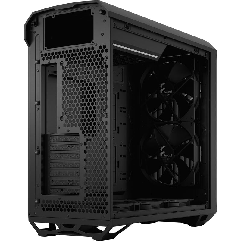 Afbeelding laden in galerijviewer, Fractal design torrent black solid midi tower behuizing (zwart | 2x usb-a | 1x usb-c)