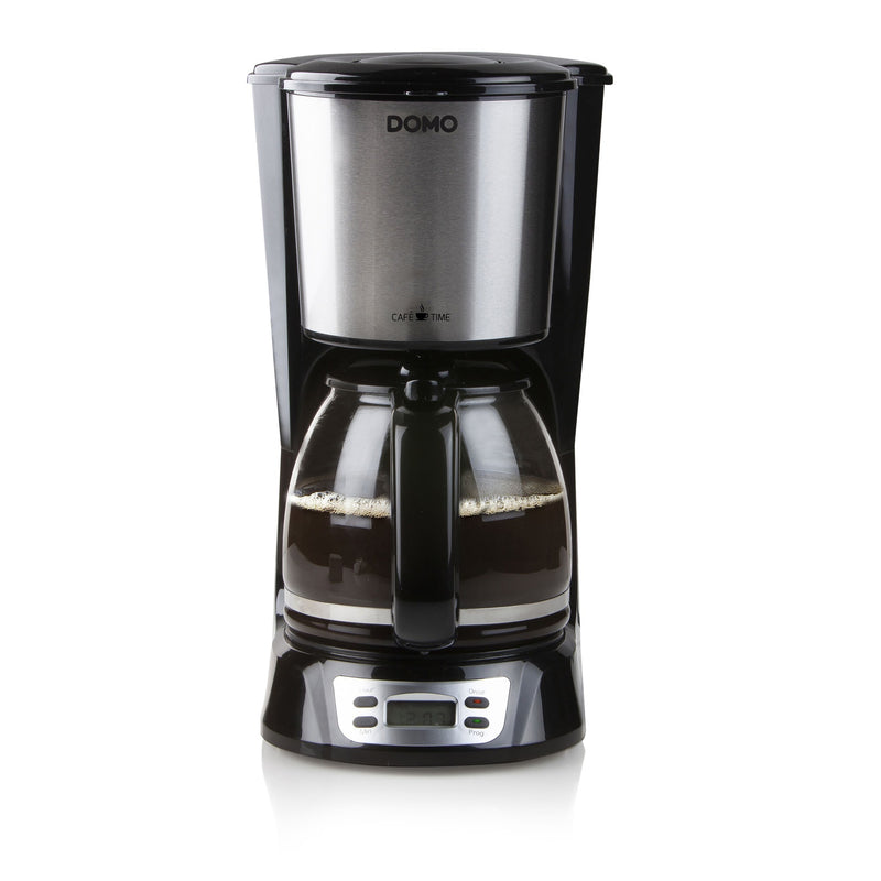 Afbeelding laden in galerijviewer, Domo koffiezet met timer en display do708k koffiefiltermachine (zwart, 1,5 liter)