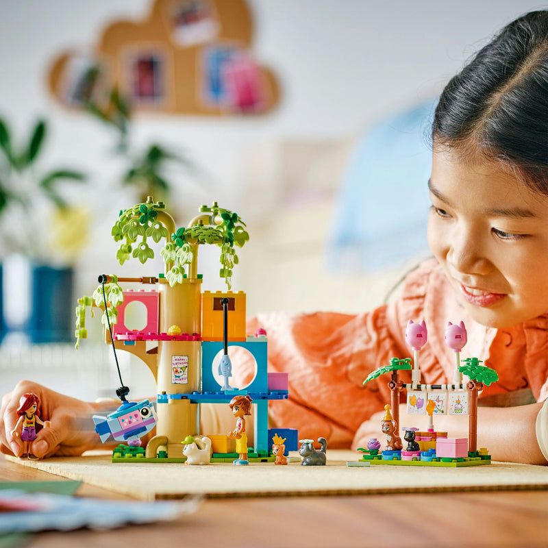 Afbeelding laden in galerijviewer, Lego ® friends kattenverjaardagsfeestje en boomhut set - 42666