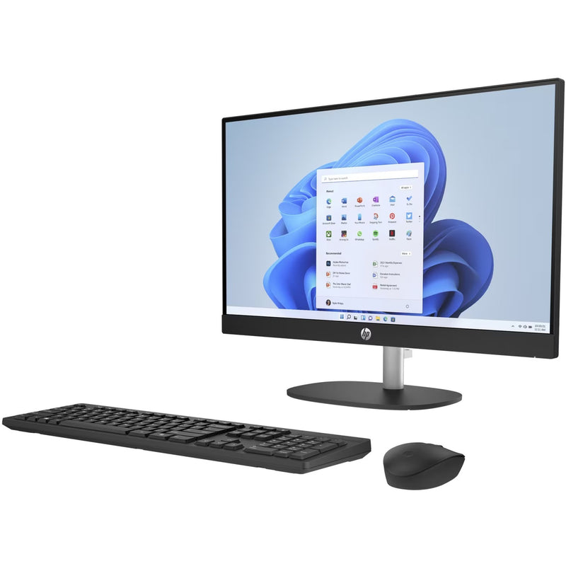 Afbeelding laden in galerijviewer, Hp 24-cr0050nd all-in-one (895r0ea) all-in-one pc (zwart | r5 7520u | radeon graphics | 8 gb | 512 gb ssd)