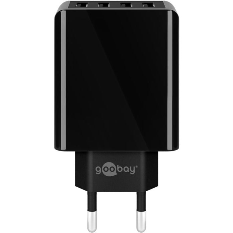 Afbeelding laden in galerijviewer, Goobay 4-way usb charger (30 w) (zwart)