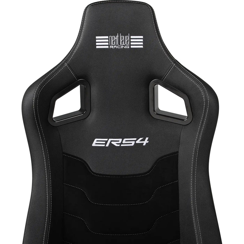 Afbeelding laden in galerijviewer, Next level racing ers4 elite reclining seat - pu leder suède edition gamestoel (zwart)
