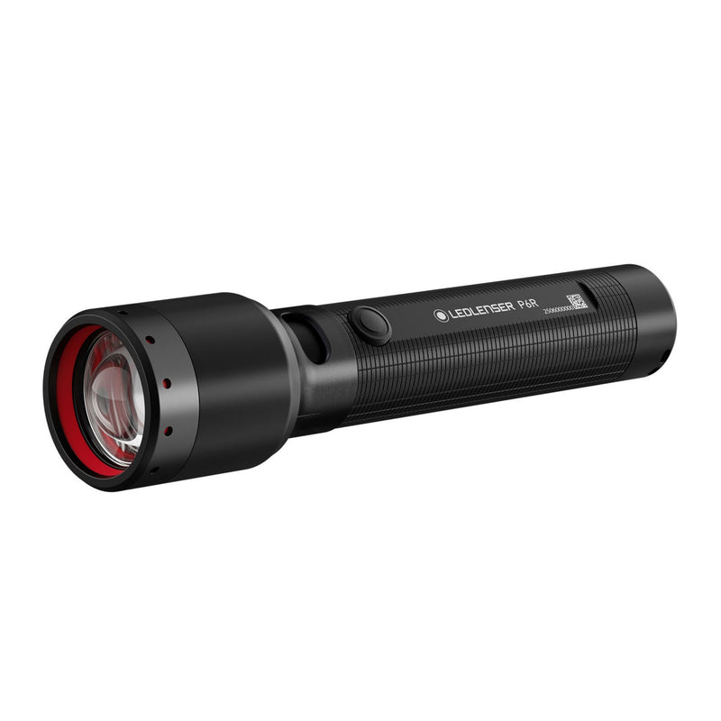 Afbeelding laden in galerijviewer, Ledlenser p6r zaklamp (zwart, 1200 lm, 6000-7500k)